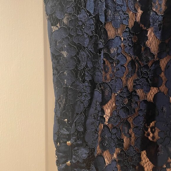 Navy blue lace dress never worn! - Picture 2 of 5